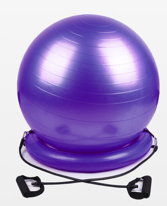 Color Flow Stability Ball-yoga ball-exercise straps