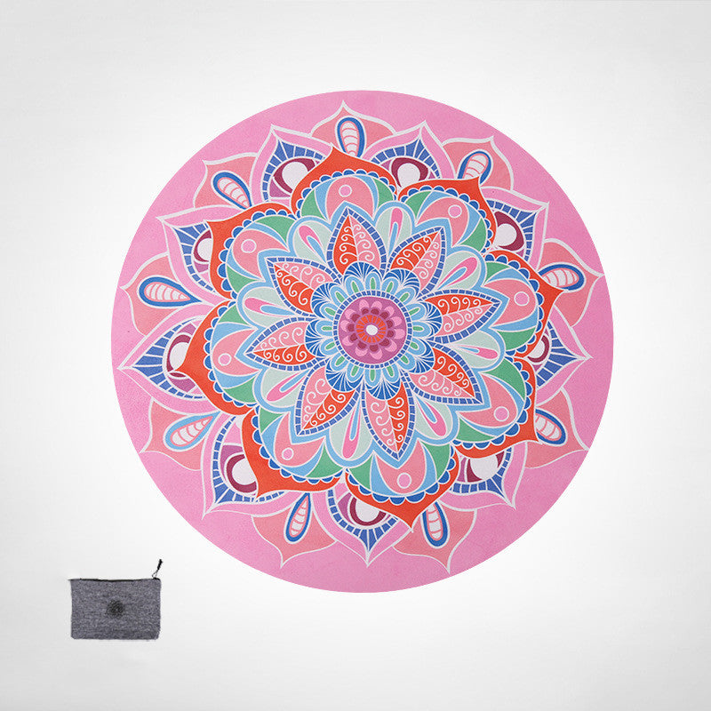 Round meditation-yoga mat-various styles