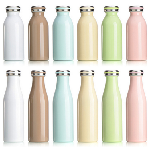 Leak-Proof Milk Vacuum Water Bottle: 350ml, 500ml Capacity