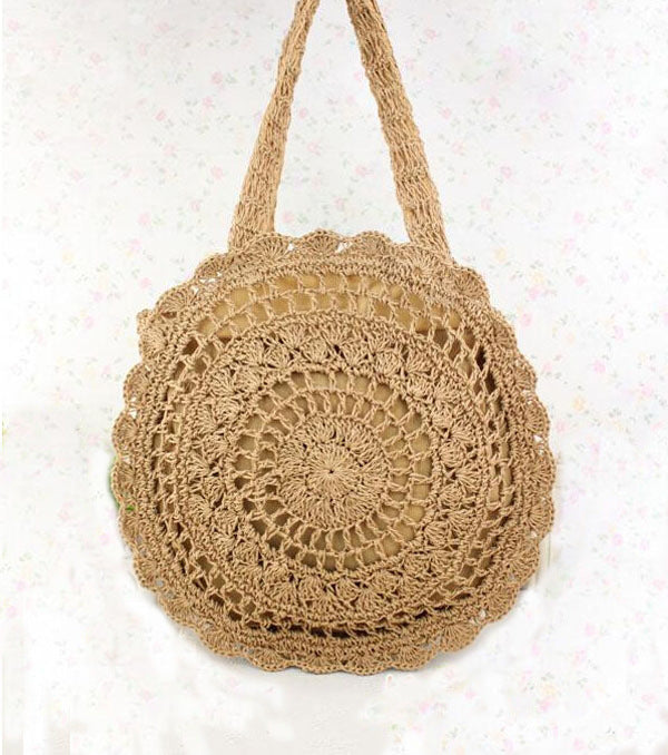 Woven Tote Shoulder Bag: Various Styles