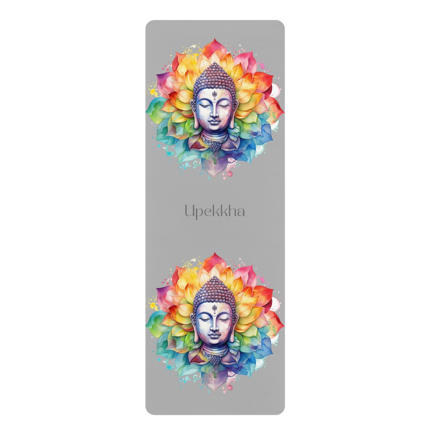 Personal Zen: Custom Rubber Meditation Yoga Mat - 24″ x 68