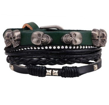 Artistry in Every Bead: Handcrafted Leather Bracelets in Various Styles