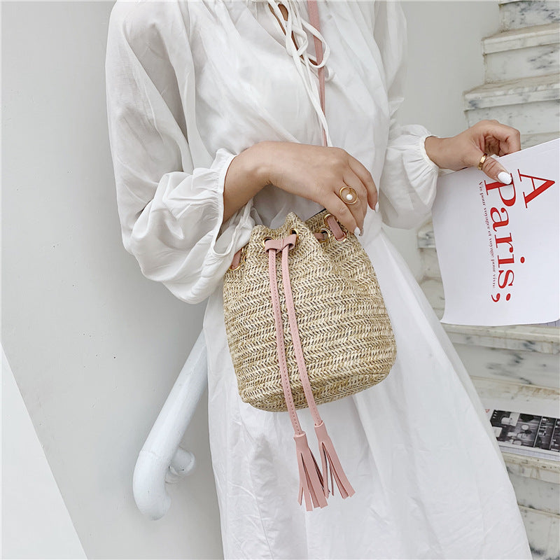 Woven Tote Shoulder Bag: Various Styles