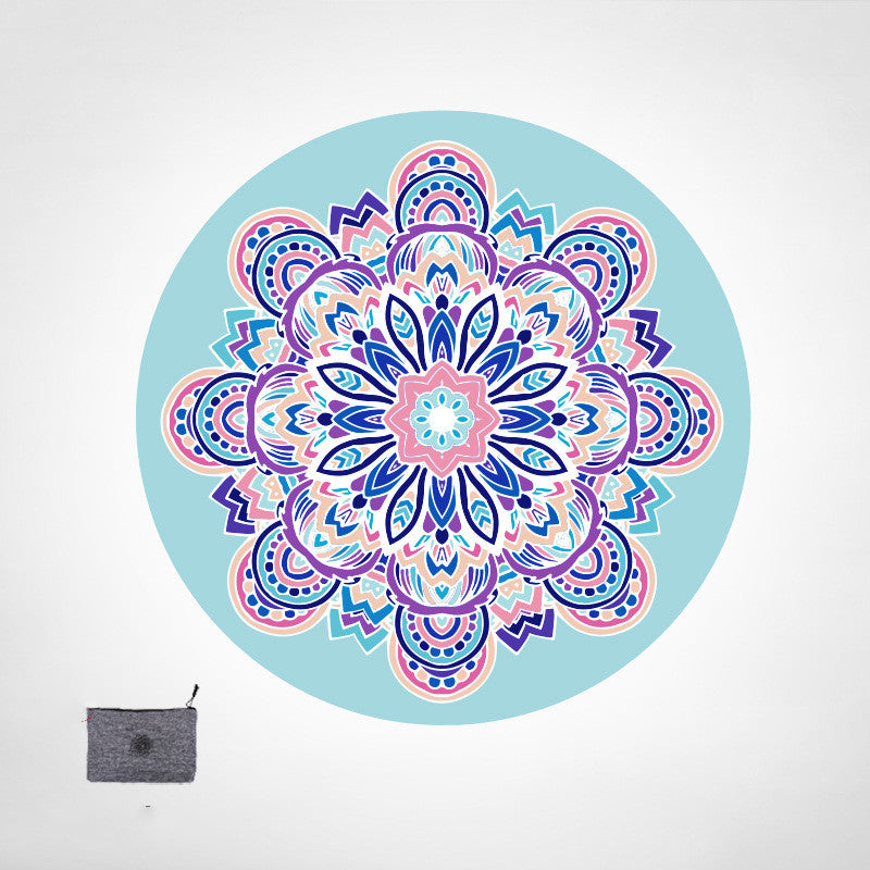 Round meditation-yoga mat-various styles