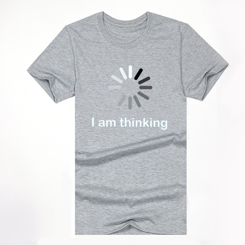 Clever Thinking: Unisex 'I'm Thinking' Tee - Various Sizes and Colors