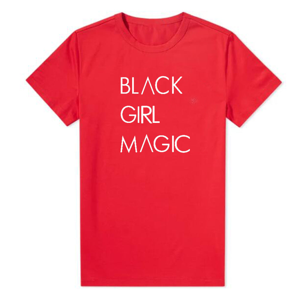 Express Yourself: 'Black Girl Magic' Letter Printed T-Shirts for Men and Women