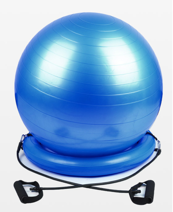 Color Flow Stability Ball-yoga ball-exercise straps