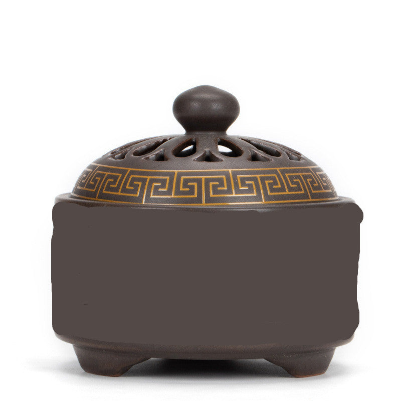 Ceramic Cloisonne Incense Burner: Elegance Reverie Enamel