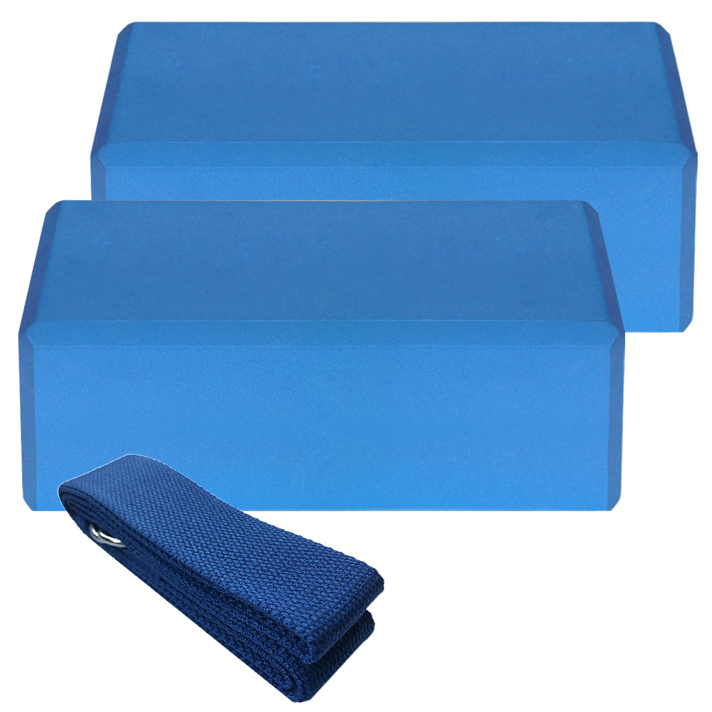 Yoga Blocks & Strap Set for Stability and Support.