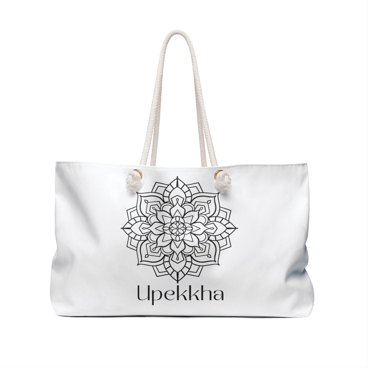 Upekkha Mandala Weekender Bag - Stylish Tote for Your Getaways