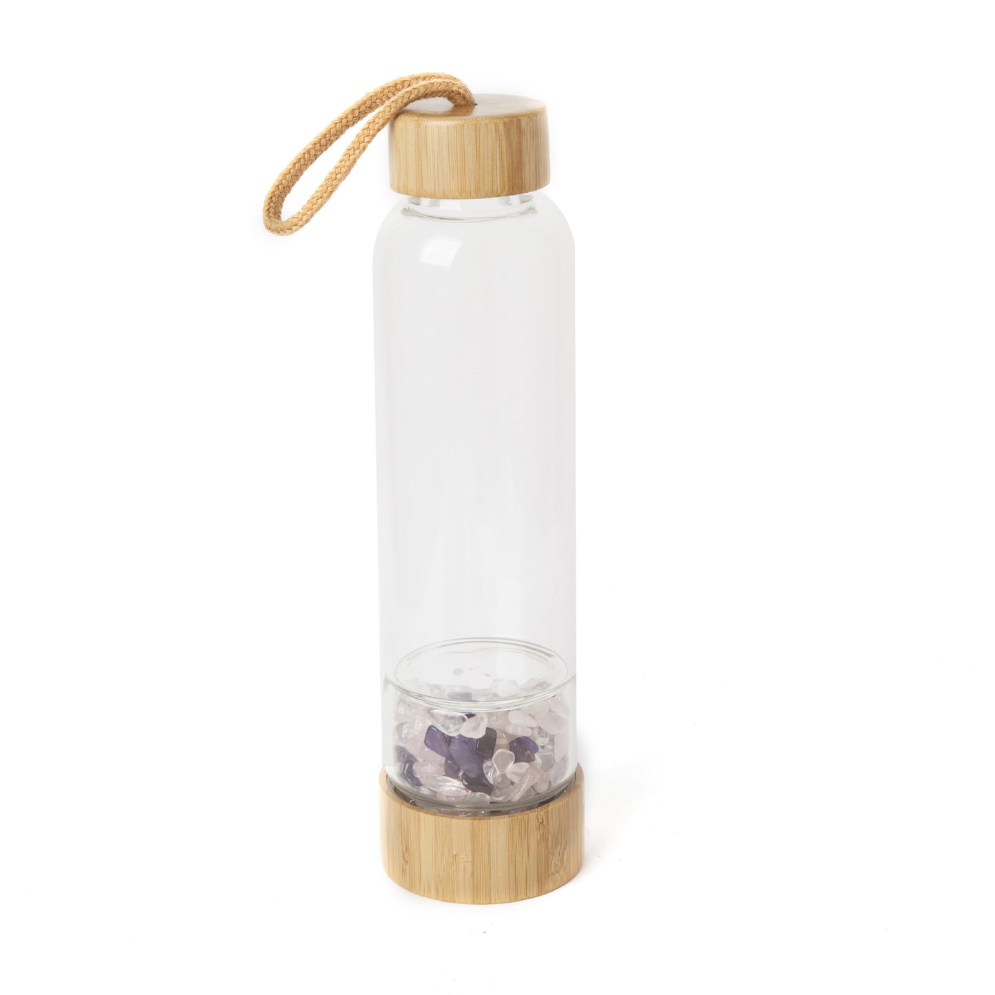 Natural Crystal Gravel Water Bottle