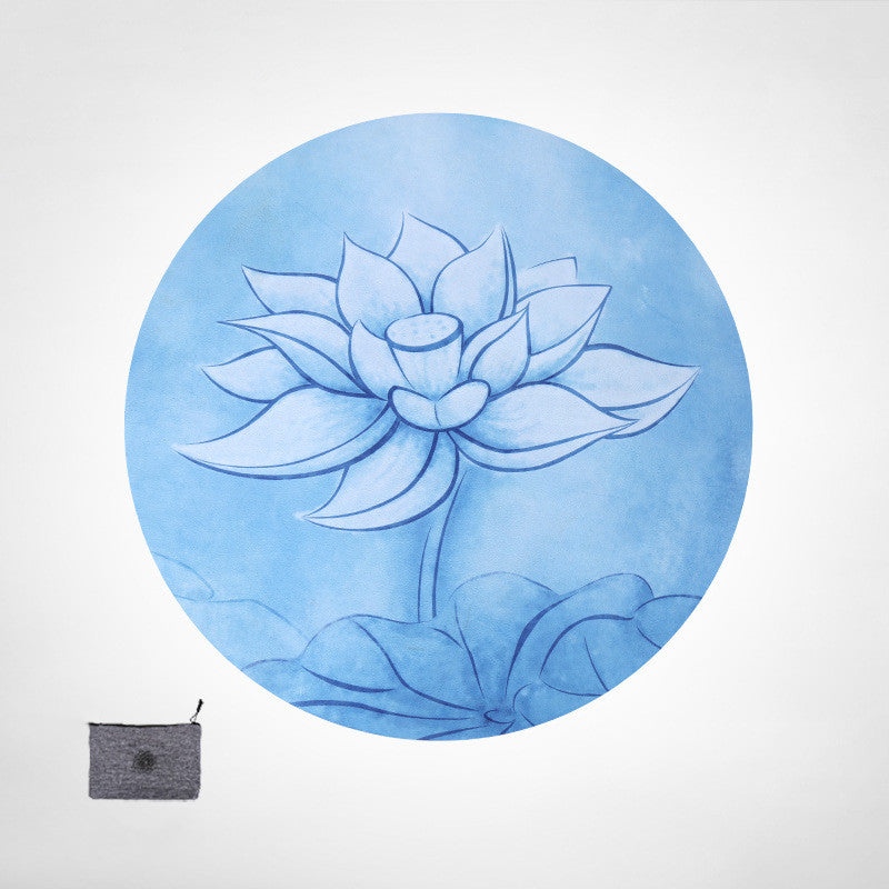 Round meditation-yoga mat-various styles