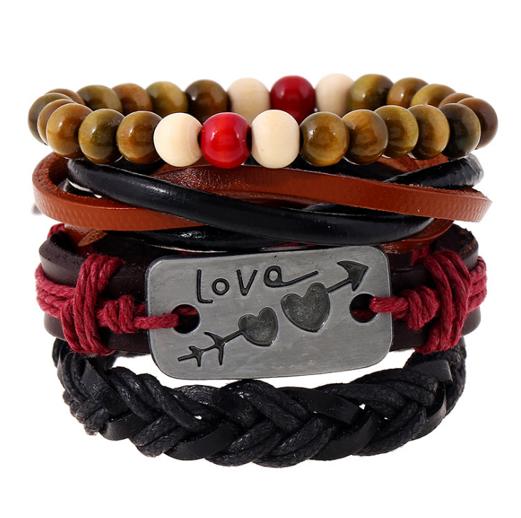 Artistry in Every Bead: Handcrafted Leather Bracelets in Various Styles