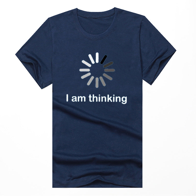 Clever Thinking: Unisex 'I'm Thinking' Tee - Various Sizes and Colors