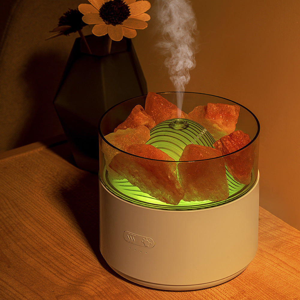 Crystal Salt Aroma Diffuser with Ambient Light