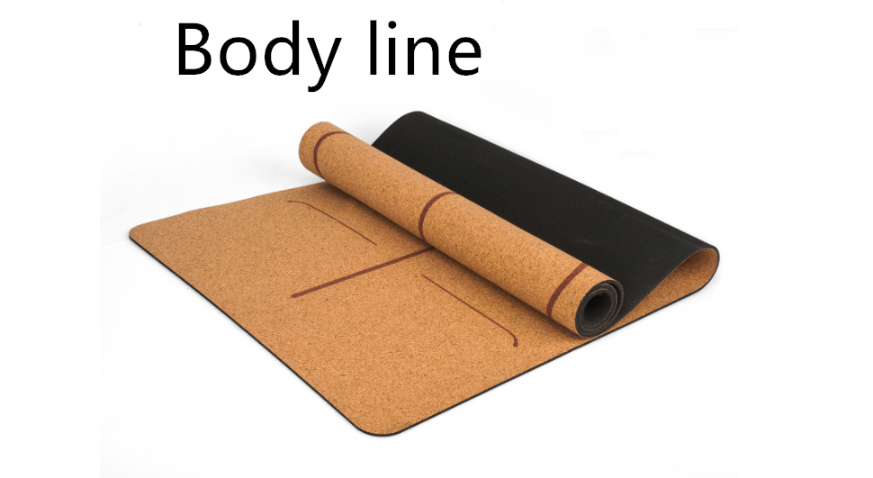 Cork and Rubber Yoga Mat for Inspired Practice