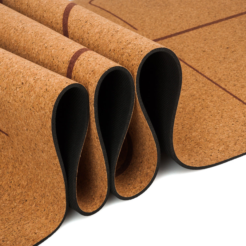 Cork and Rubber Yoga Mat for Inspired Practice