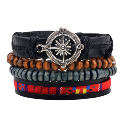 Artistry in Every Bead: Handcrafted Leather Bracelets in Various Styles