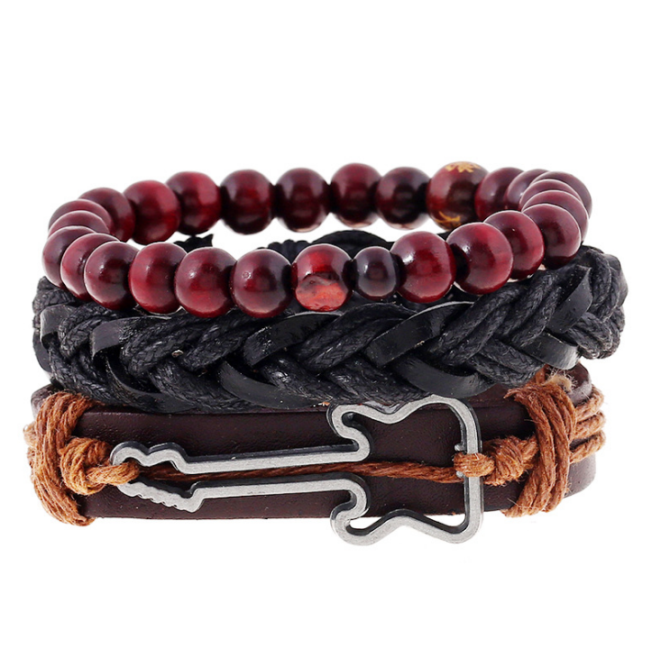 Artistry in Every Bead: Handcrafted Leather Bracelets in Various Styles