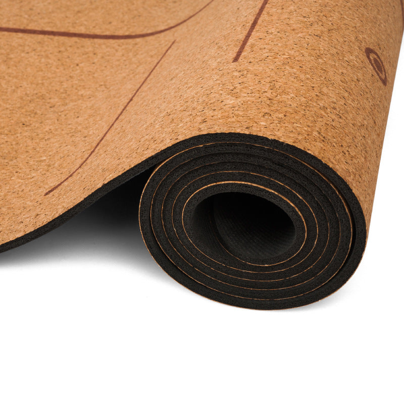 Cork and Rubber Yoga Mat for Inspired Practice