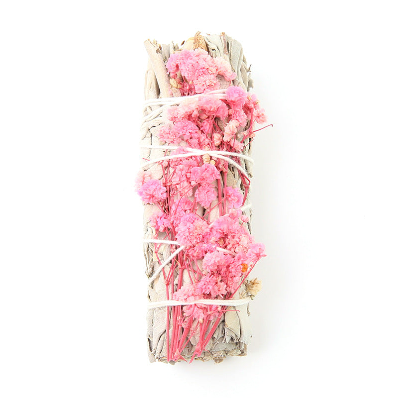 Colorful Aromatherapy: White Sage and Red Rose Petal Blend