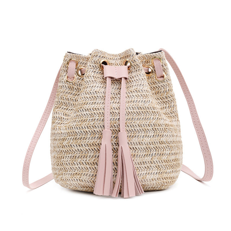 Woven Tote Shoulder Bag: Various Styles