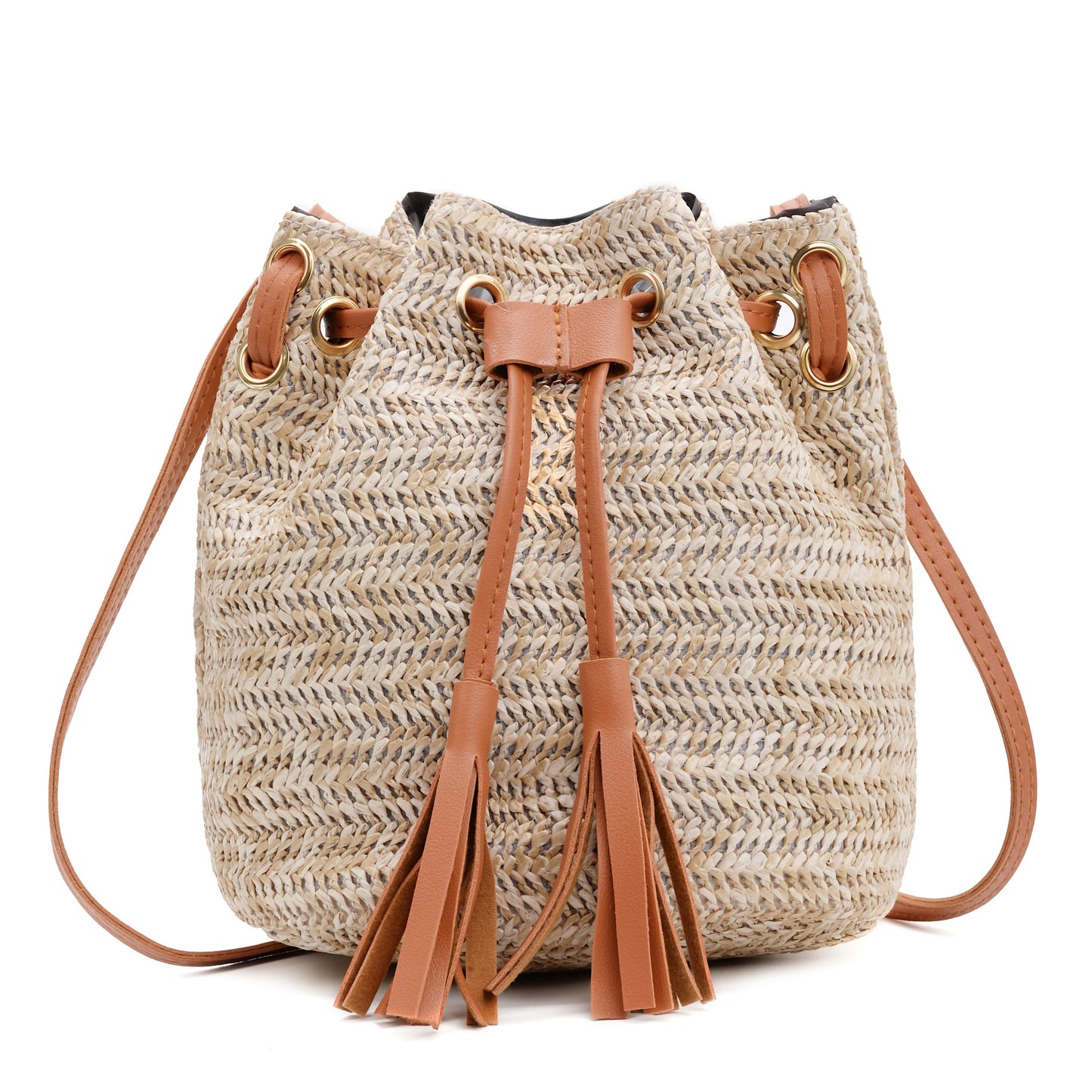 Woven Tote Shoulder Bag: Various Styles