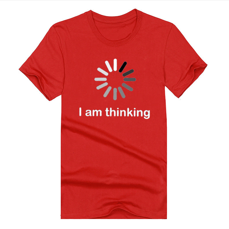 Clever Thinking: Unisex 'I'm Thinking' Tee - Various Sizes and Colors