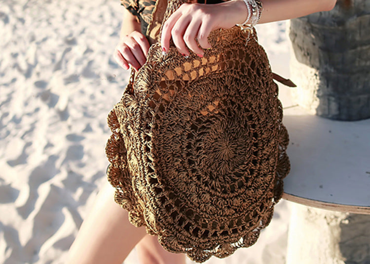 Woven Tote Shoulder Bag: Various Styles