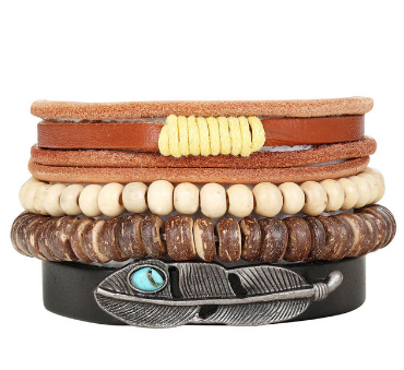 Artistry in Every Bead: Handcrafted Leather Bracelets in Various Styles