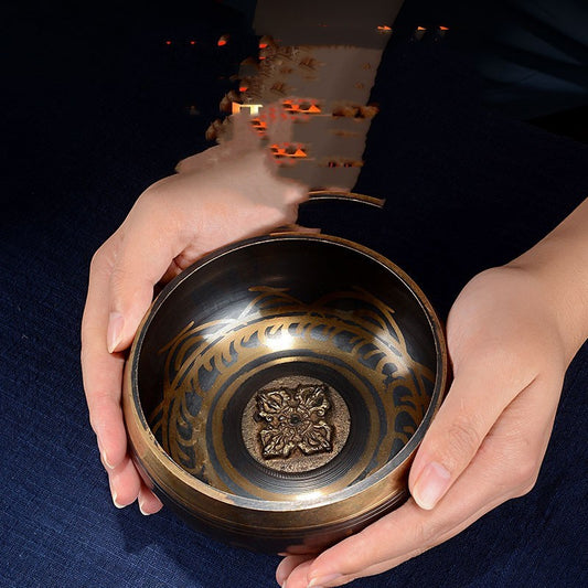 Sutra Sound Healing: Hand-Forged Buddha Singing Bowl for Chanting