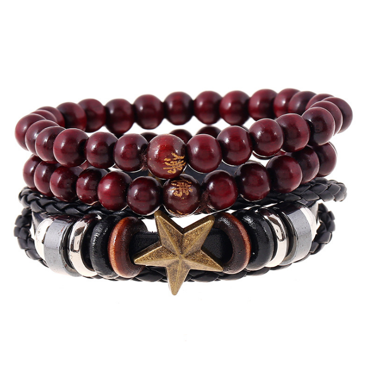 Artistry in Every Bead: Handcrafted Leather Bracelets in Various Styles