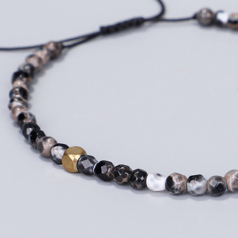 Serenity Strap: 3mm Natural Stone Stretch Bracelet