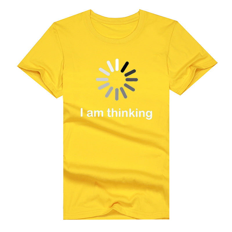 Clever Thinking: Unisex 'I'm Thinking' Tee - Various Sizes and Colors