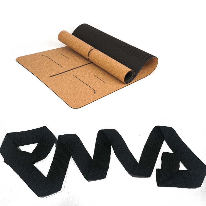 Cork and Rubber Yoga Mat for Inspired Practice