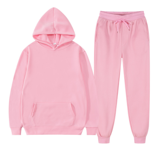 Cozy U Lounge Set: 2PC Fitted Sweat Suit