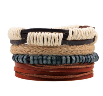 Artistry in Every Bead: Handcrafted Leather Bracelets in Various Styles