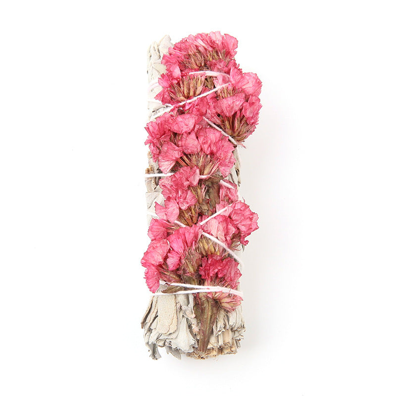 Colorful Aromatherapy: White Sage and Red Rose Petal Blend