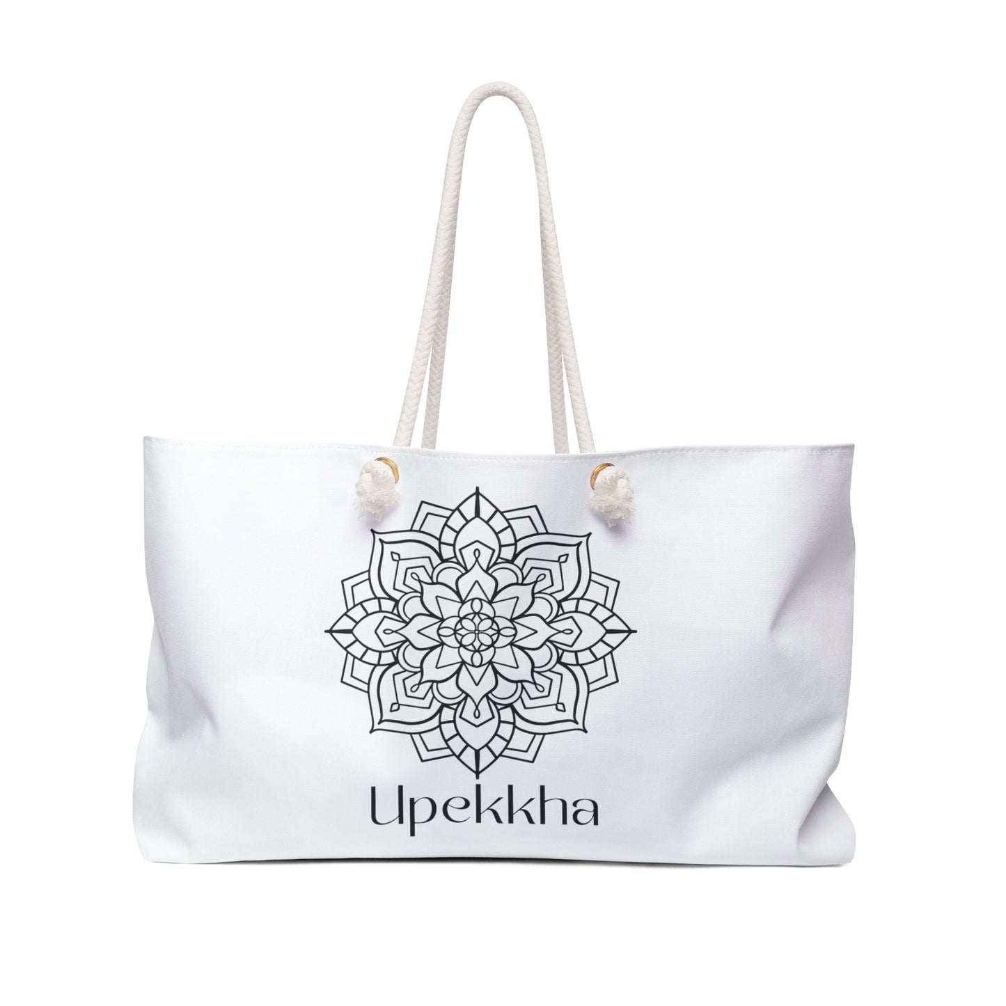 Upekkha Mandala Weekender Bag - Stylish Tote for Your Getaways