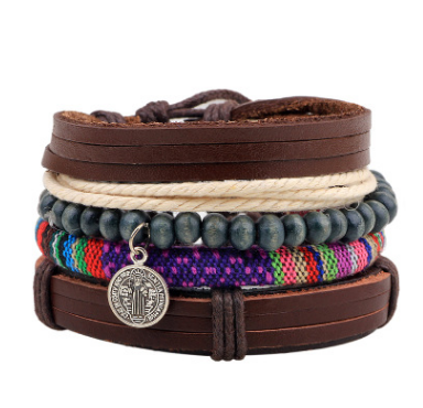 Artistry in Every Bead: Handcrafted Leather Bracelets in Various Styles