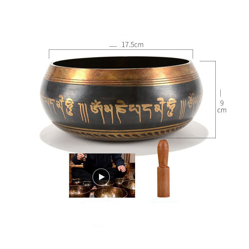 Sutra Sound Healing: Hand-Forged Buddha Singing Bowl for Chanting