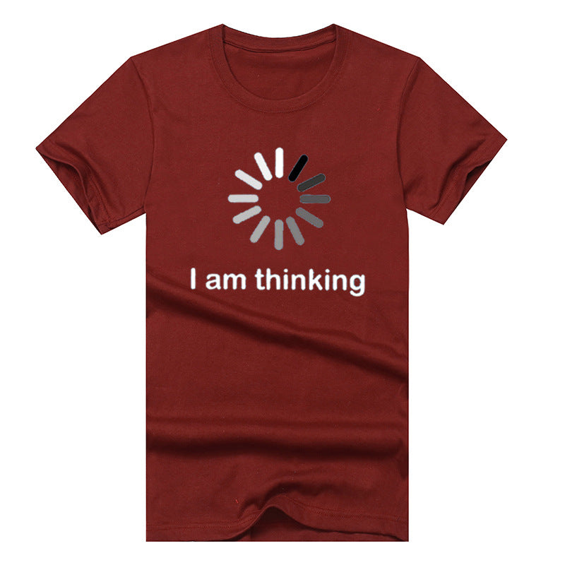 Clever Thinking: Unisex 'I'm Thinking' Tee - Various Sizes and Colors