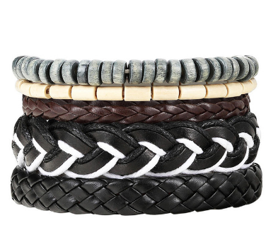 Artistry in Every Bead: Handcrafted Leather Bracelets in Various Styles