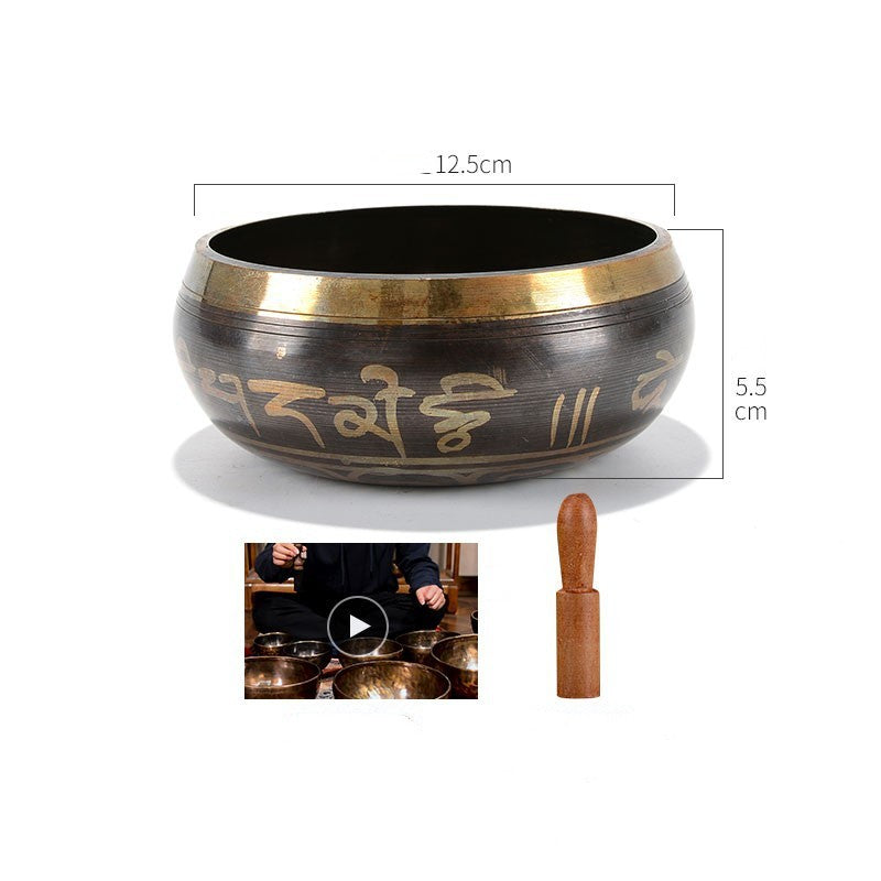 Sutra Sound Healing: Hand-Forged Buddha Singing Bowl for Chanting