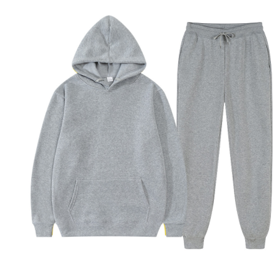 Cozy U Lounge Set: 2PC Fitted Sweat Suit