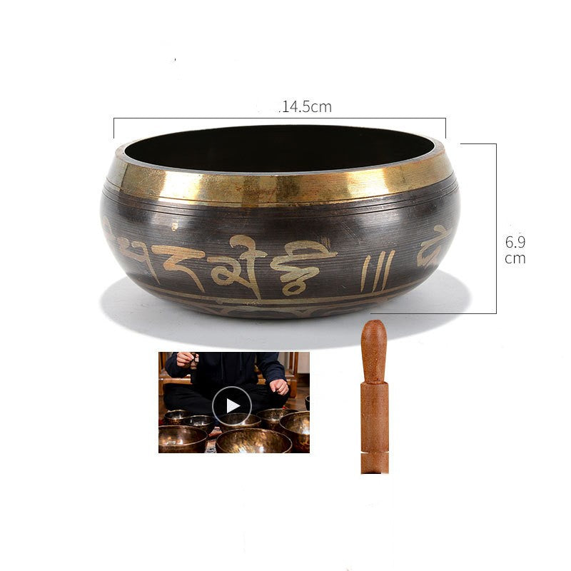 Sutra Sound Healing: Hand-Forged Buddha Singing Bowl for Chanting