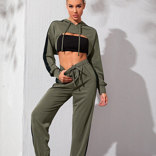 Yoga Wear: Loose Casual 2PC Sports Suit for Gym and Running