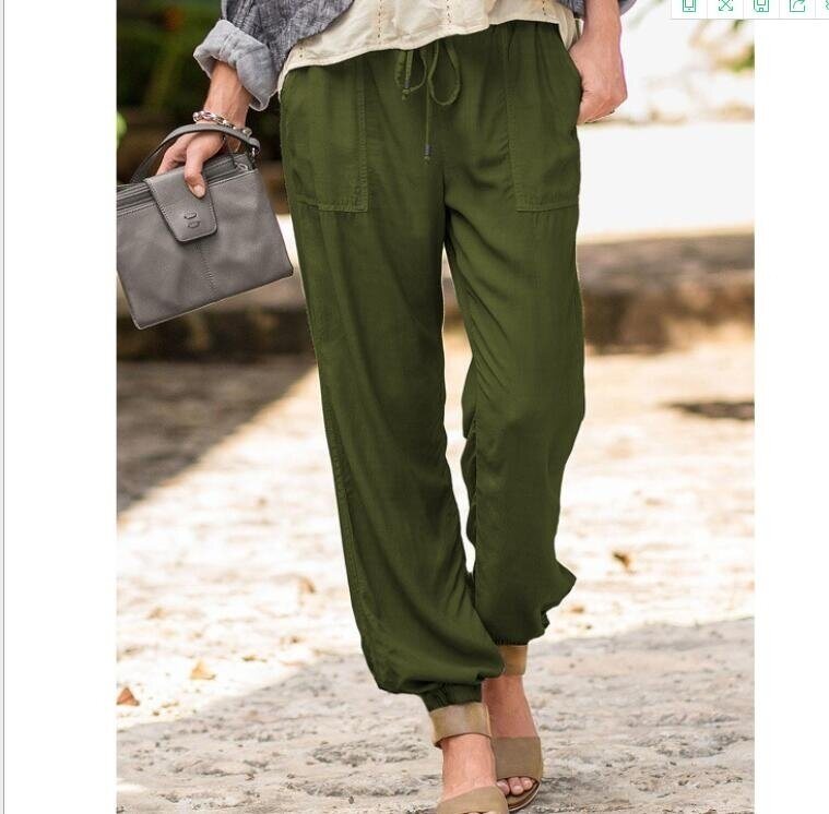 Drawstring Lightweight Casual Pants: Ideal for Yoga, Meditation, and Casual Wear