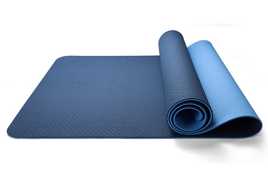 Reversible Eco Mat: Your Essential Yoga Companion with Carrying Strap