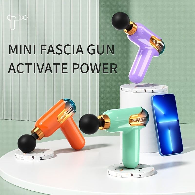 Portable Mini Fascia Gun: Compact Electric Massager for Muscle Meridian Health